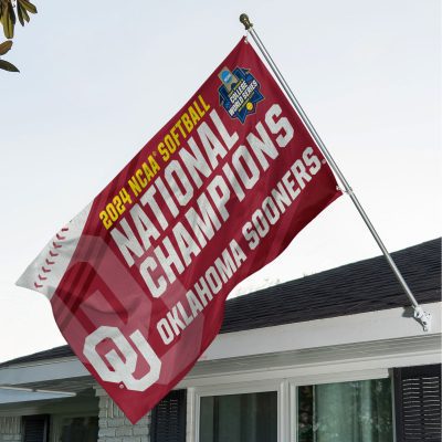 Oklahoma Sooners Womens Softball House Flag Outdoor Flag FGG1095